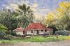 The Old Dairy 2026 Watercolor and Gouache on Paper 72 x 50 cm