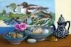 Still Life with Ducks and River Life 2006 Oil on Canvas 61 x 92 cm